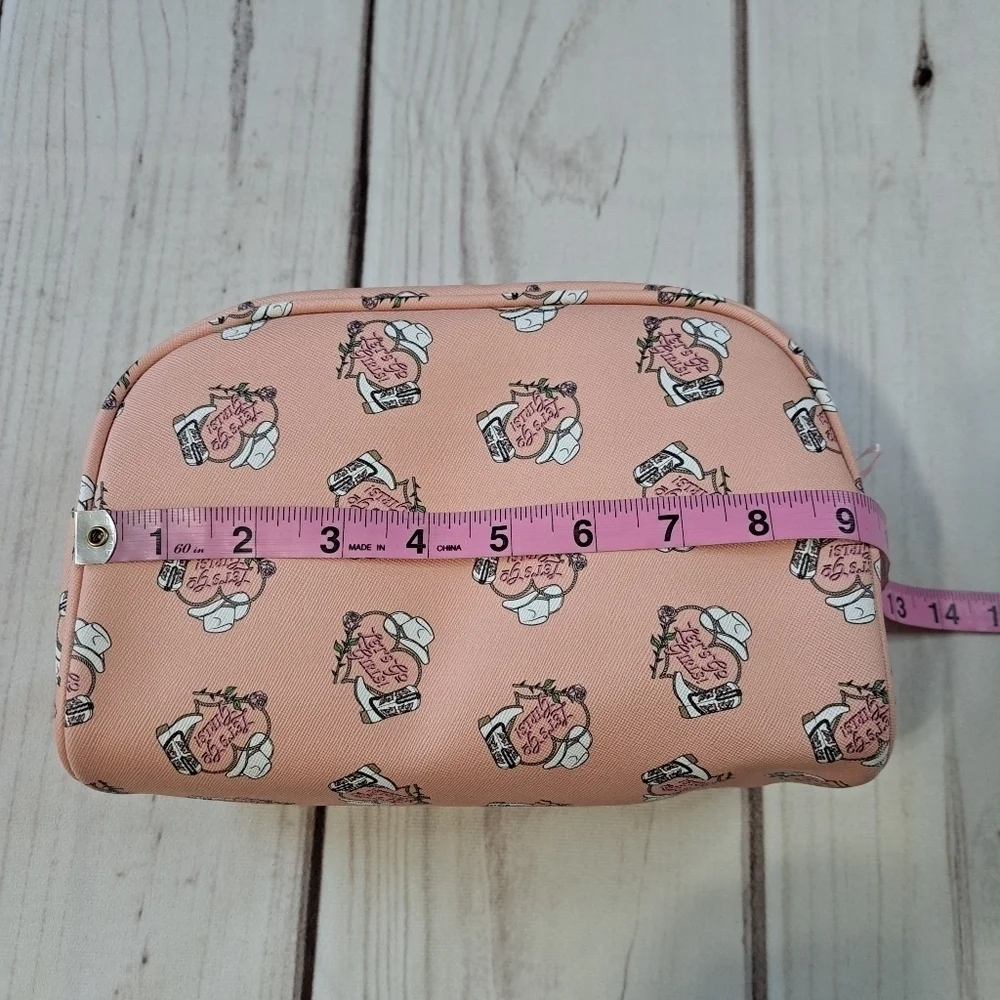 The Vintage Cosmetic Company Lets Go Girls Western Cowgirl Travel Cosmetic Bag